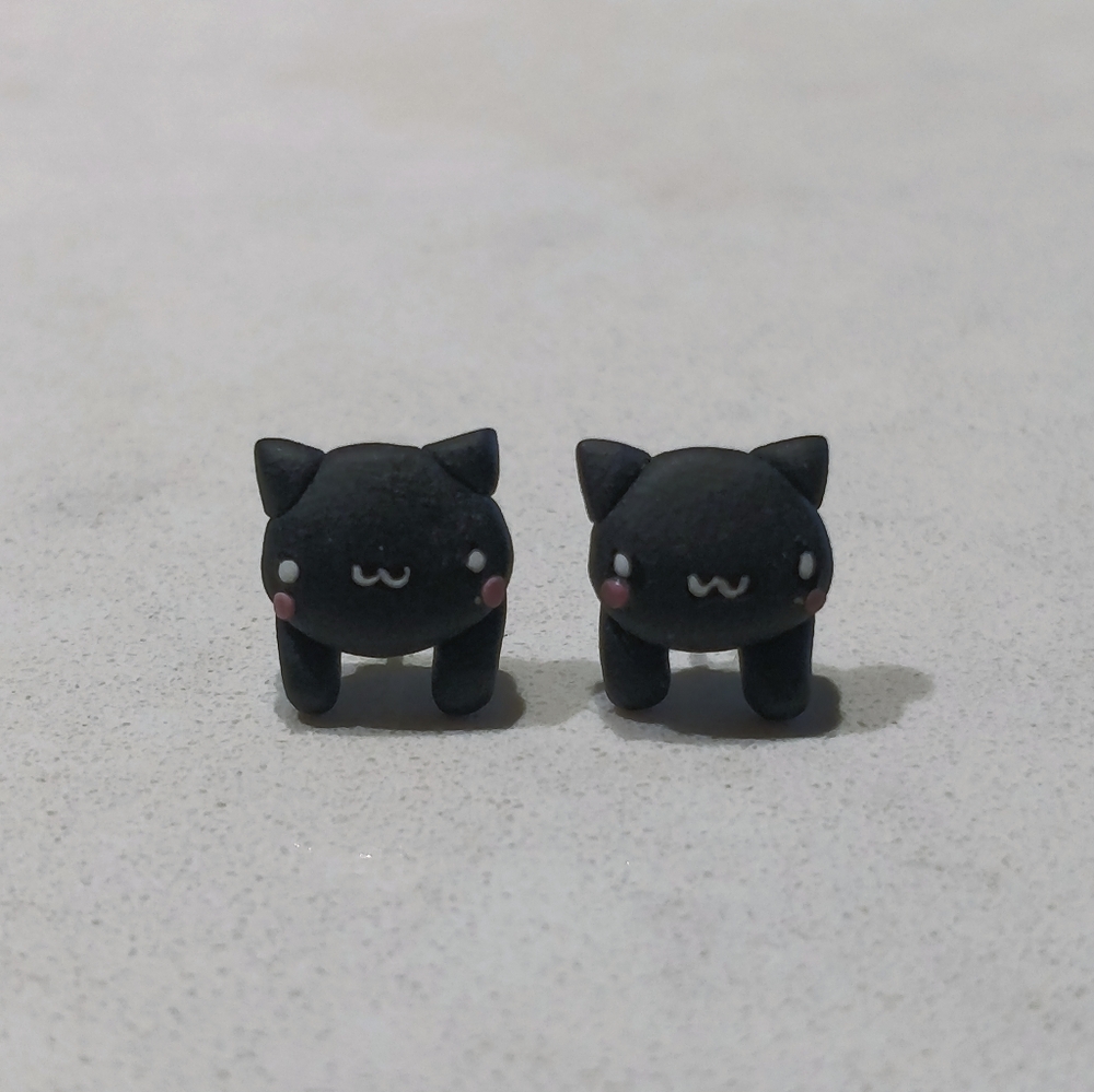 💫 Cat earrings 💫 one of a kind